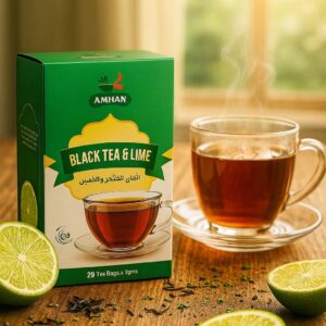 Picture of Black Tea and Lime Label